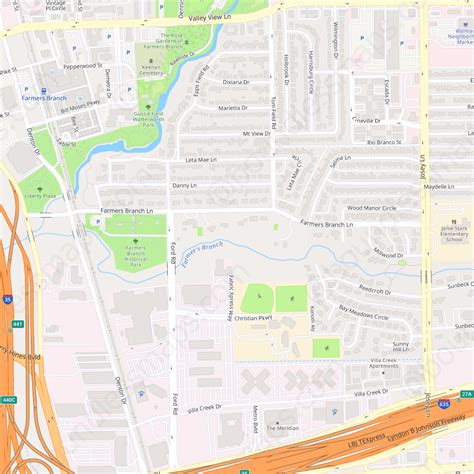 farmers branch map|Farmers Branch .